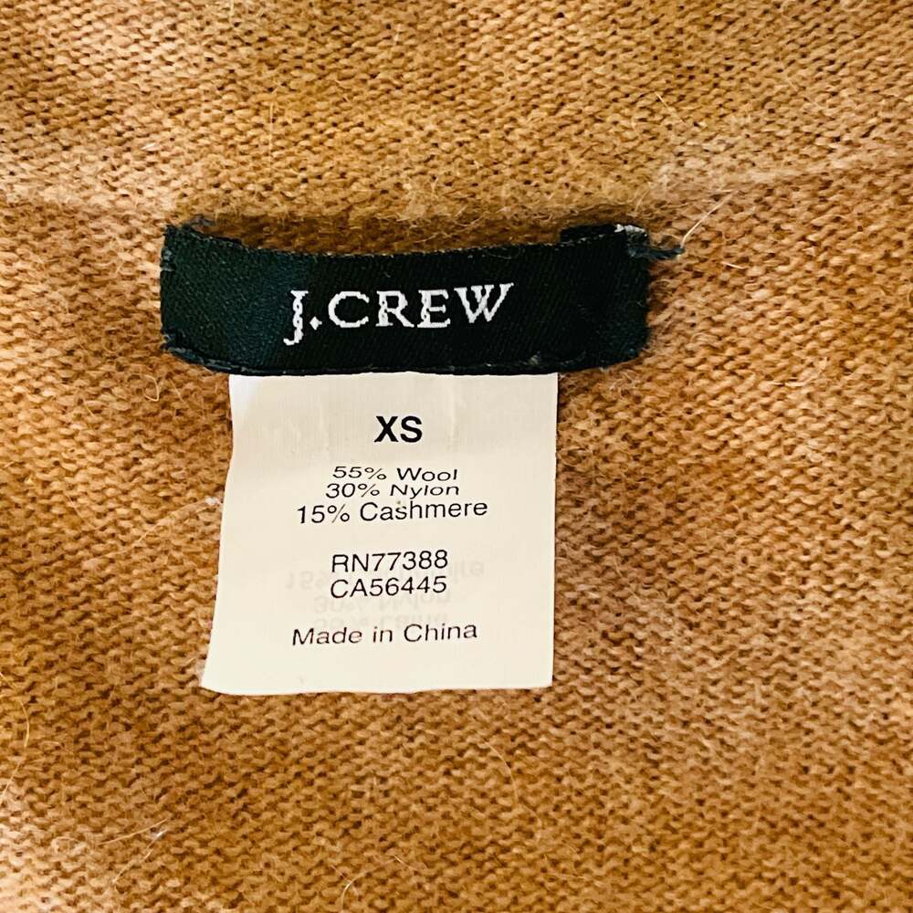 J.Crew Wool Cashmere Blend V-Neck Button Front Cardigan Size XS - Picture 6 of 8